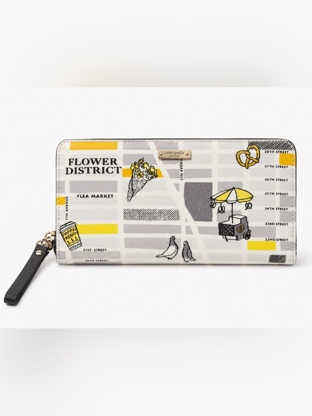 RARE Kate Spade City Map 🗺️ Wallet GUC
